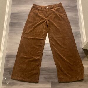 Brown corduroy pants